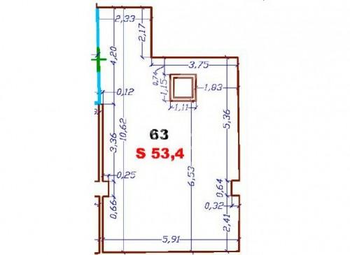 Помещение 250 м2 Бизнес-центр Loft Ville – фото объекта